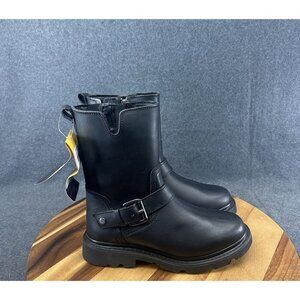 Herman Survivors Women Harness Work Boots Twin-Valve Pull On Motorcycle Moto 7.5